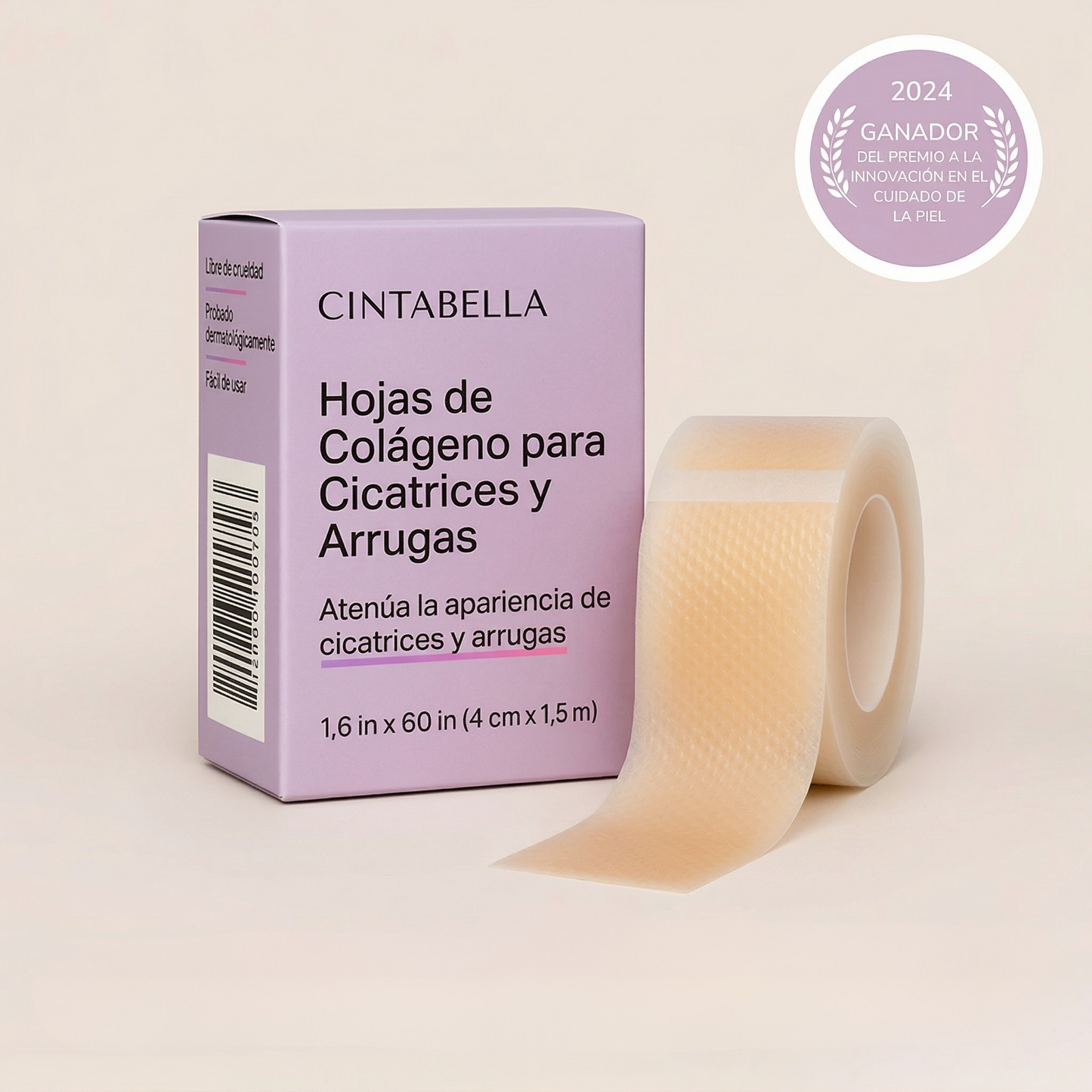 Hoja de colágeno para Cicatrices y Arrugas | Cintabella