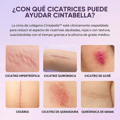 Hoja de colágeno para Cicatrices y Arrugas | Cintabella
